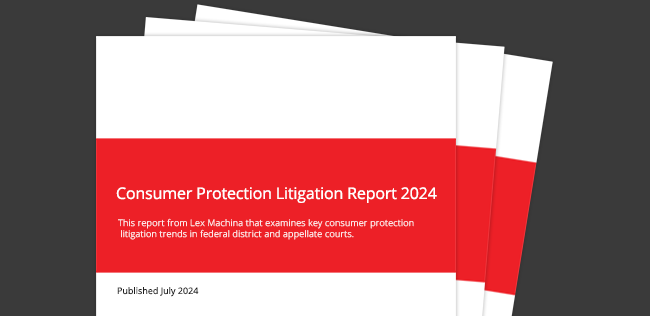 Lex Machina Releases its 2024 Consumer Protection Litigation Report