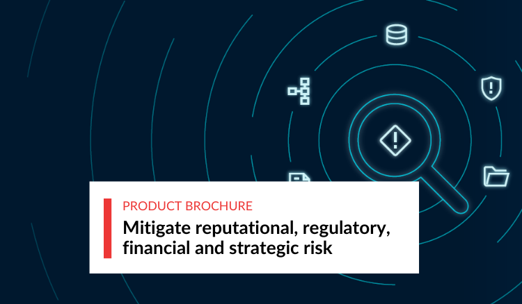 Mitigate reputational, regulatory, financial and strategic risk
