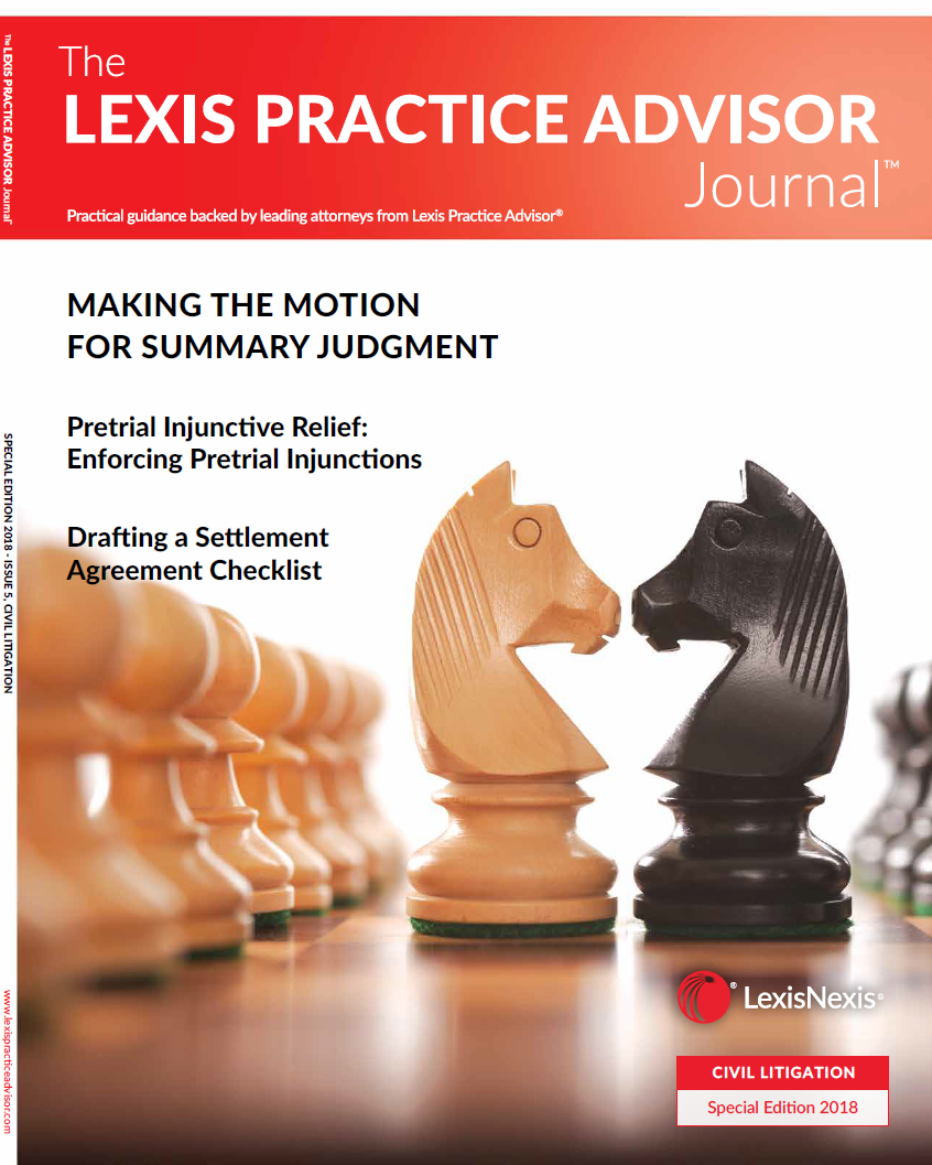 Making the Motion for Summary Judgment (Federal)