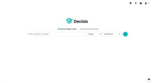 Decisis homepage