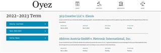 Oyez homepage