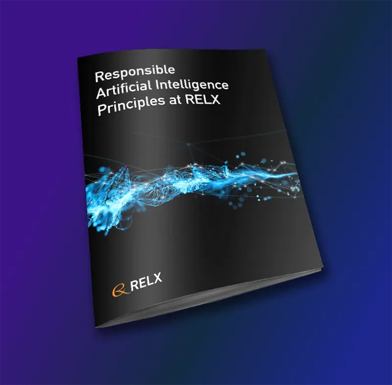 RELX Responsible Artificial Intelligence Principles report cover