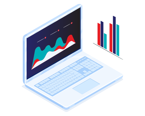 An icon of alternative data informing a financial analysis visualized as a chart