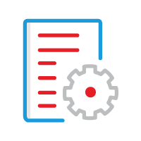 An icon of data being integrated into a machine learning application for data science purposes
