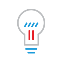 An icon of a brain to represent intellectual property research