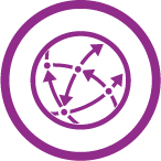 Icon for interconnected data sources
