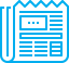Icon of a newspaper article made available in data as a service