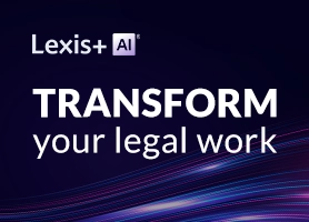 Lexis+ AI Logo… Transform your legal work