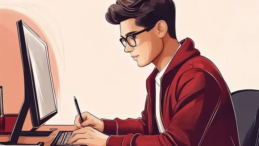 Image of legal professional in an academic setting