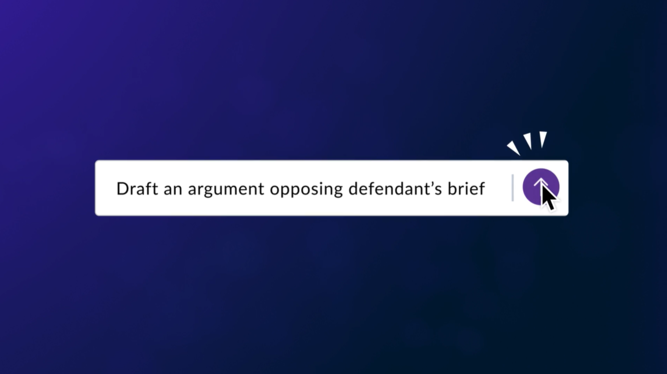 Personalize your litigation work . . . Introduce Protege – Welcome back, Alex. Let’s get started. What legal task can AI accelerate for you today? Outlook calendar alert: “Byrd complaint and draft interrogatories due today!” Use past work and firm data…