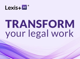 Lexis+ AI Logo… Transform your legal work
