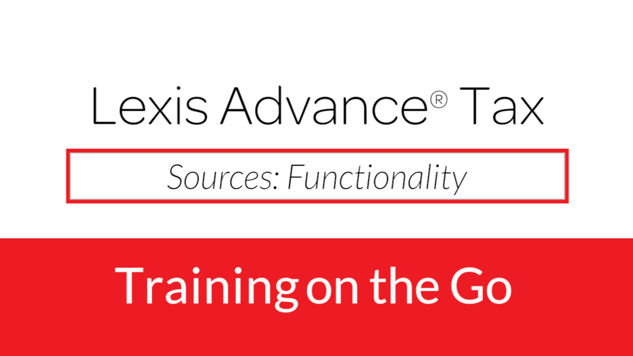 Sources: Functionality