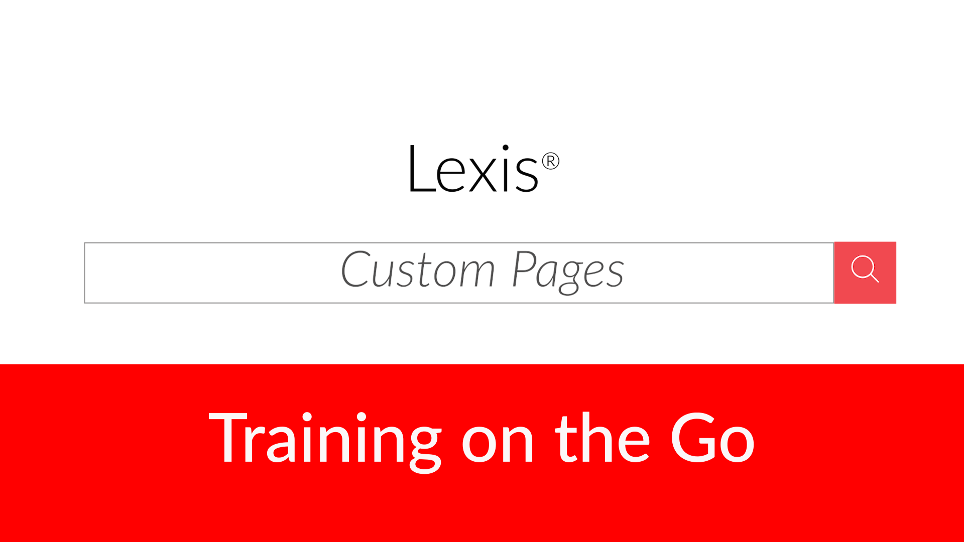 lexis-support-training