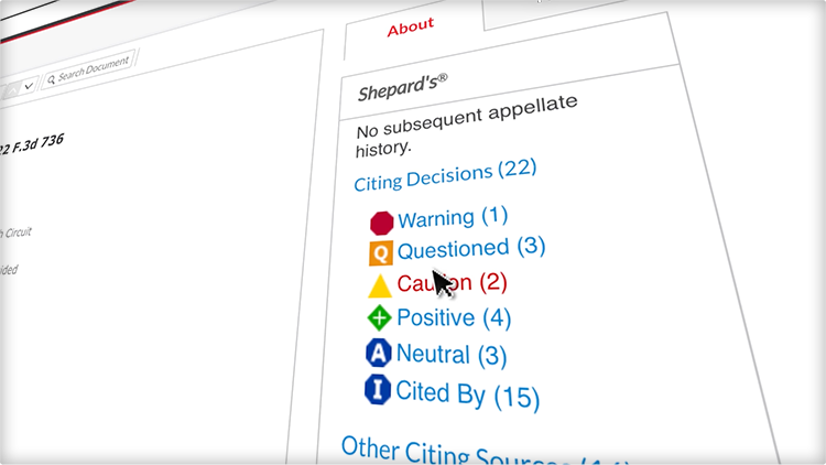 Full Text Citing Decisions from <em>Shepard's</em> Reports