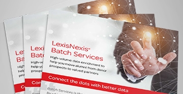 Cover of batch services product sheet