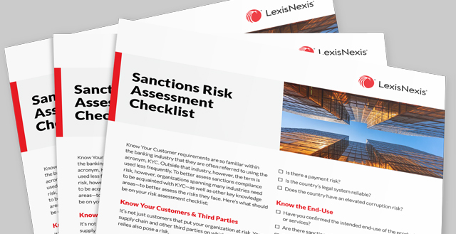 Get step-by-step guidance for managing sanctions risk Get step-by-step guidance for managing sanctions risk