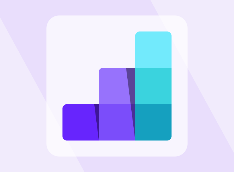 Litigation Analytics logo against lavender background 