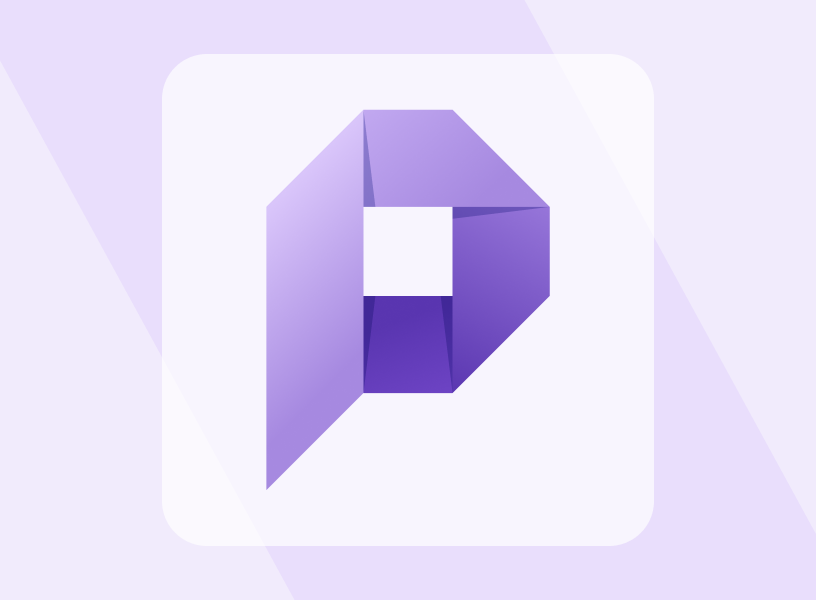 Protégé logo against purple background 