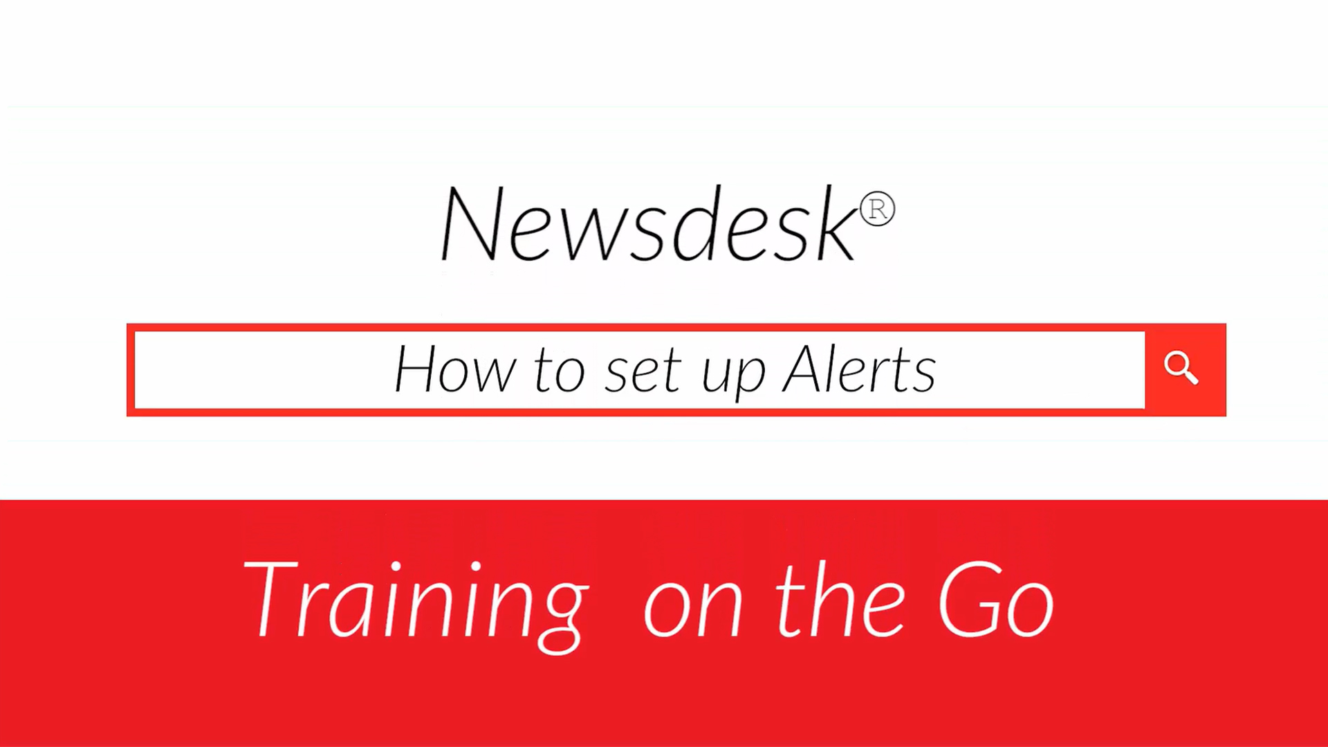 How to Set up Alerts