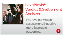 LexisNexis&reg; Verdict & Settlement Analyzer 