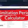 Limitation Period Calculator