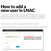 How to add a new user in LNAC