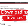 Downloading invoices