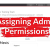 Assigning administrator permissions