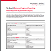 Document Segment Searching – List of Segments by Content Category