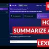 How to Summarize a Case in Lexis+ AI